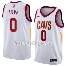 Dres Cleveland Cavaliers Kevin Love 0 Nike 2017-18 Bijela Swingman